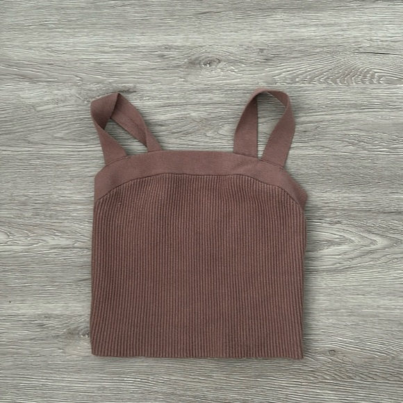 Abercrombie Ottoman Square Neck in Brown - Picture 2 of 2